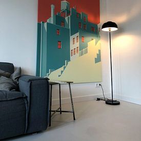 Customer photo: the Village NYC by Remko Heemskerk, on canvas