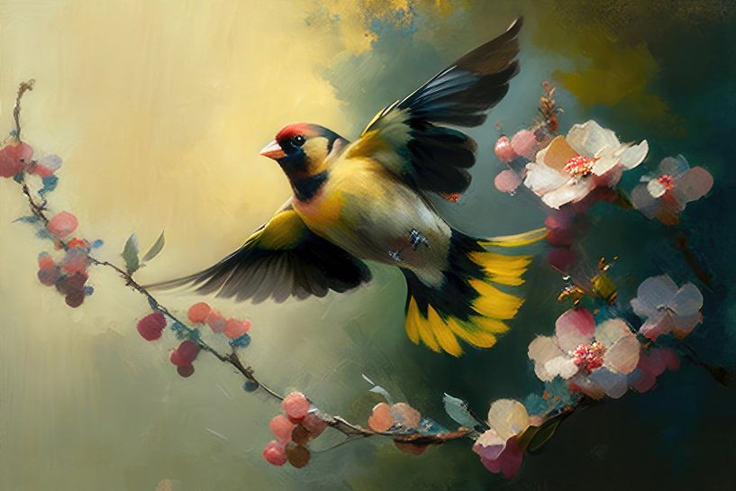 The Flight of the Goldfinch by Max Steinwald
