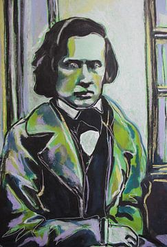 Frederic Chopin by Helia Tayebi Art