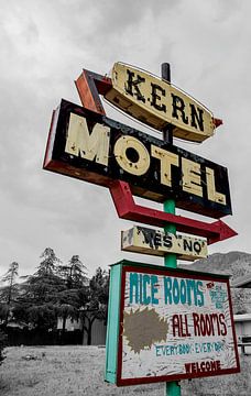 Kern Motel in Lake Isabella, Californië van Dirk Jan Kralt