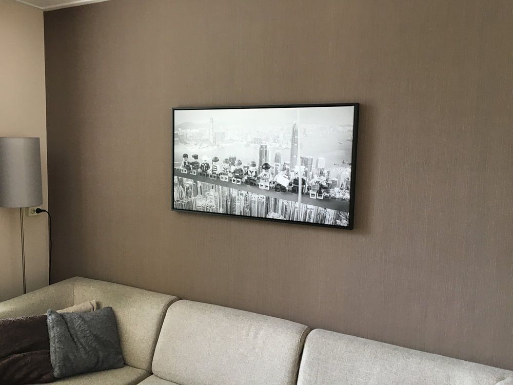 Lunch atop a Skyscraper Lego Edition  von Marco van den Arend 