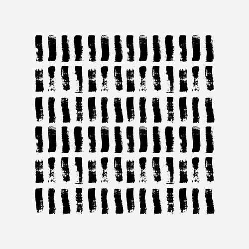 Coups de pinceau noirs