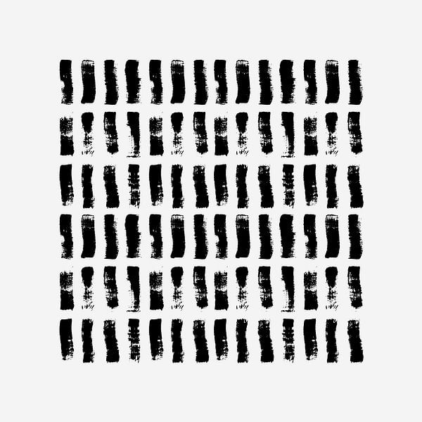Black brush strokes by Mad Dog Art