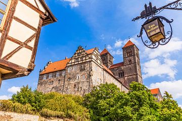 Château et église collégiale Saint-Servatius à Quedlinburg sur Werner Dieterich