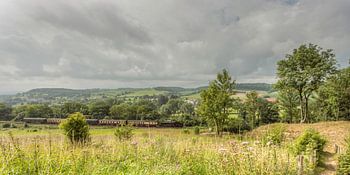 Stoomtreintje op weg naar Schin op Geul