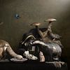 Jagdstillleben mit verschiedenen Tieren "Royal Still von Sander Van Laar