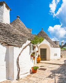 Trulli of Alberobello houses. Puglia, Italy. by Stefano Orazzini