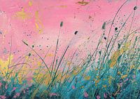 Neon Blumen Kunst | Neon Blossom Burst