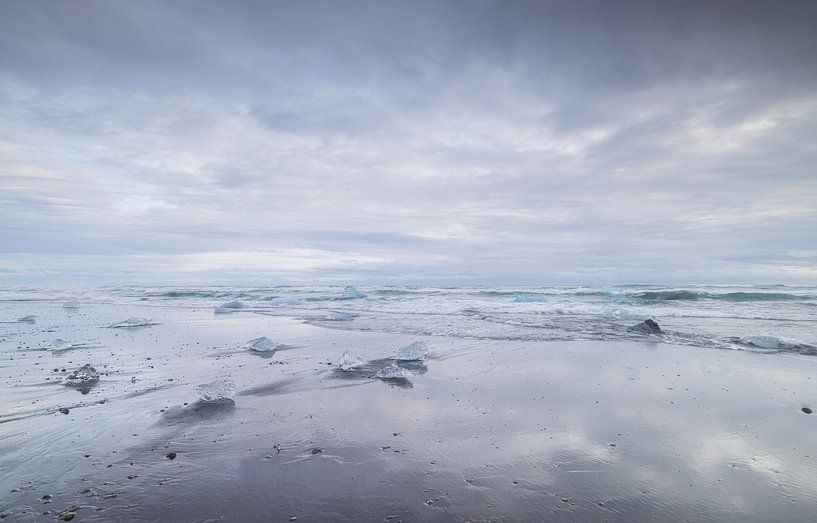 Diamond Beach IJsland van Marcel Kerdijk