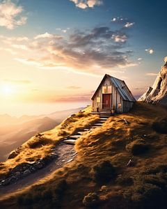 Hütte mit Ausblick