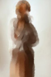 Abstract portret (gezien bij vtwonen) van Carla Van Iersel