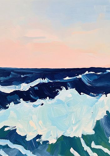 Zee Zonsondergang Horizon Lucht