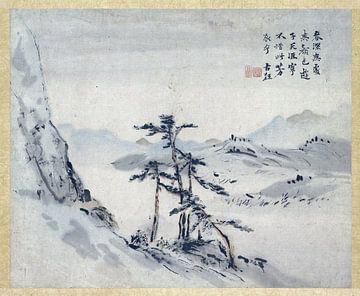 Chinese schildering, Gao Qipei, 1700 - 1750