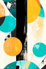 Abstract colour composition - Modern design by Poster Art Shop