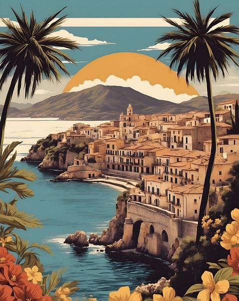 Amalfi Sunset Dream by Kurator_Things