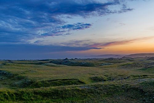 Zonsondergang boven IJsland