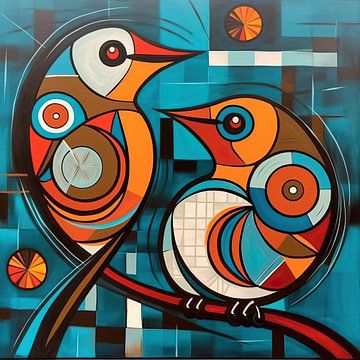 Feathered Friends Unplugged by ARTEO Paintings
