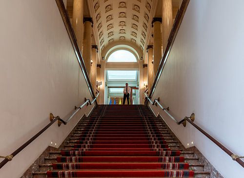 Interior design of the Senate in the Federal Parliament in Bruss van Werner Lerooy