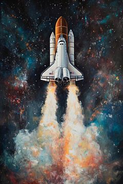Ruimteavontuur van Poster Art Shop