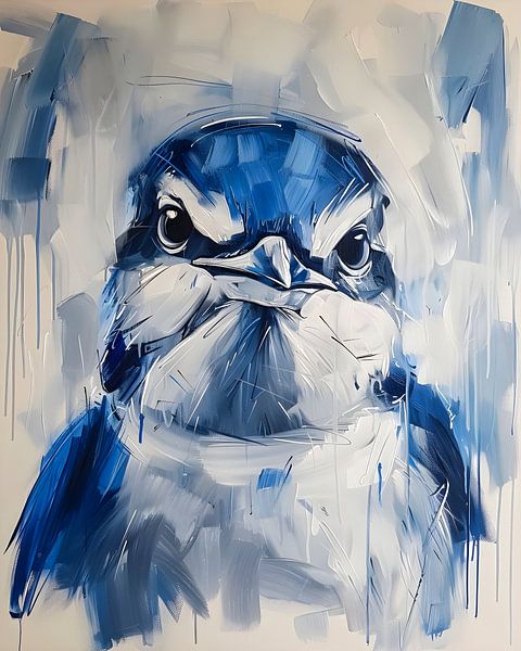 Abstract Portrait of a Little Bird by But First Framing