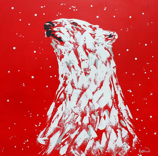 Ijsbeer Cola van Kathleen Artist Fine Art