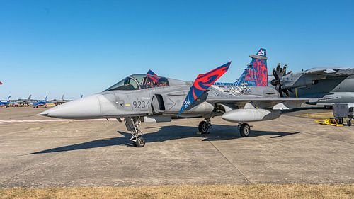Saab JAS-39C Gripen van de Tsjechische Luchtmacht.