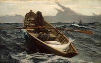 Winslow Homer-Nebel-Warnung von finemasterpiece Miniaturansicht