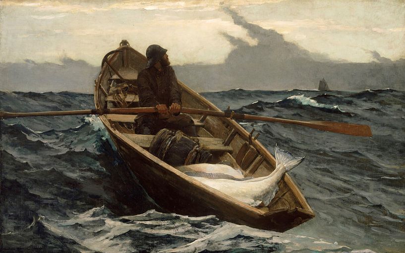 Winslow Homer-Nebel-Warnung von finemasterpiece