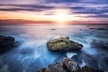 Sunset at the rocks by Martijn Kort