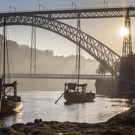 Sonnenaufgang @ Ponte Dom Luís 1 von Steve Mestdagh