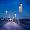 Blue hour photo of the Sint Servaatbrug in Maastricht by Bart Ros