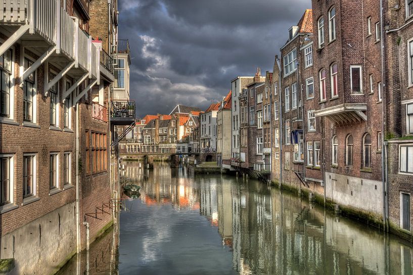 Dordrecht Canal by Jan Kranendonk