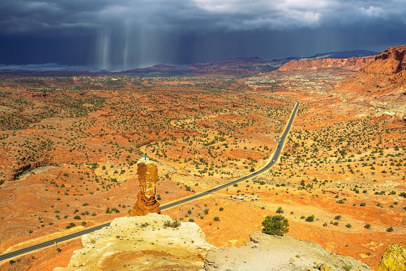 Capitol Reef National Park Chimney Rock by Jos van den Berg