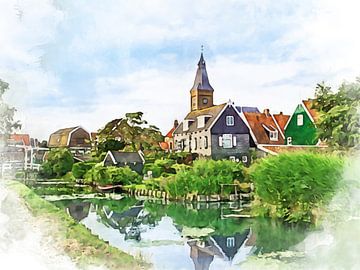 Marken, Noord-Holland, Nederland. van Danny de Klerk