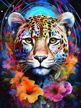 Neon Leopard von J.O. Han