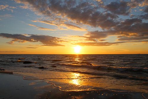 Sonnenuntergang von Ostsee Bilder