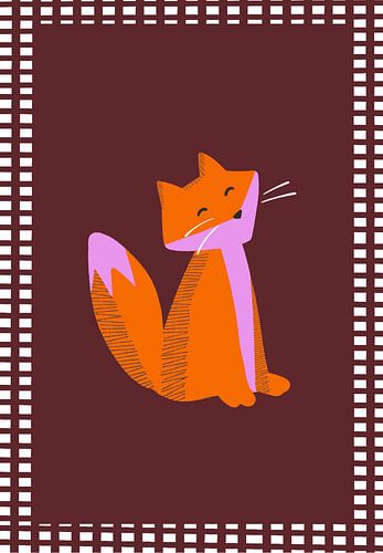 Satisfied fox by Merel Post