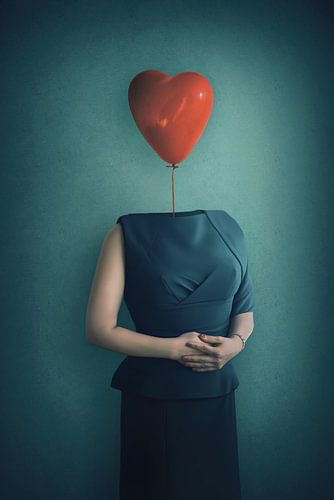 De Hopeloze Romanticus: Een Visuele Metafoor van Onvervulde Verlangens en Eenzaamheid