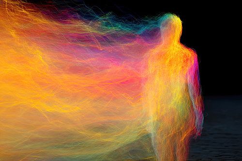 Gestalte van energie en kleur