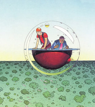 Travelers in Glass Sphere