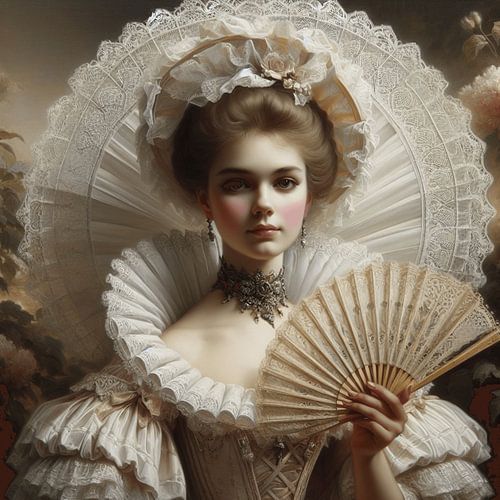 portret 18e eeuw van Nicole Habets