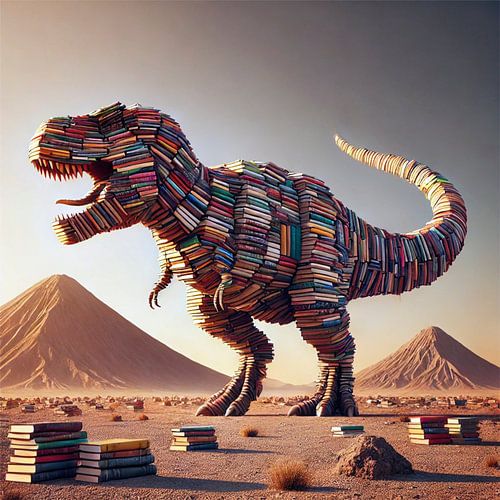 Der Bibliosaurus – Wissen in monumentaler Gestalt von Eric Nagel