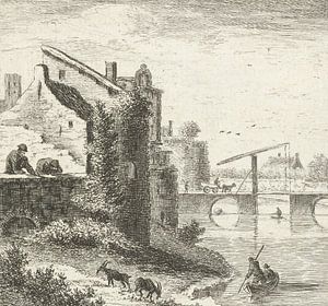 Anthonij van der Haer, Ansicht des Catharijnepoort in Utrecht, ca. 1745 - 1785