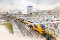 Hofplein train by Arjen Roos thumbnail