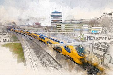 Hofplein train by Arjen Roos