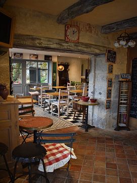 Sfeervol Cafe in Frankrijk van Gonnie van Hove