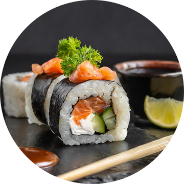 Sushi roll van Martin Mol