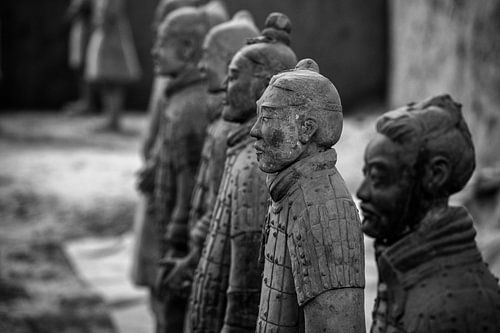 Armée de terre cuite à Xian, en Chine
