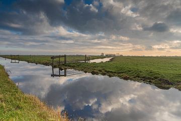 ochtend op het platteland in het Groene Hart in Zuid-Holland