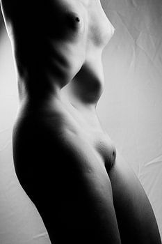 Female Body - Naked woman photographed in closeup.  #0152